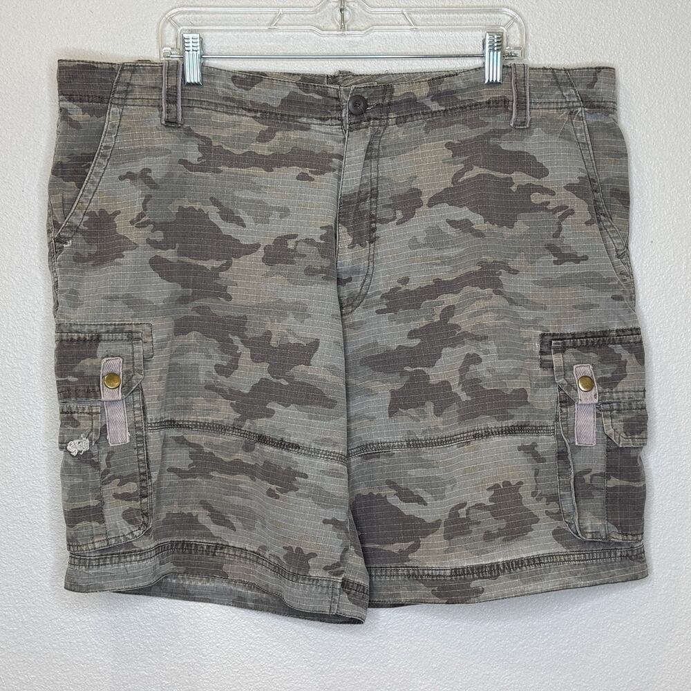 Guide Gear Ripstop Cargo Shorts Mens Size 42 Camo 100%‎ Cotton 8" Inseam